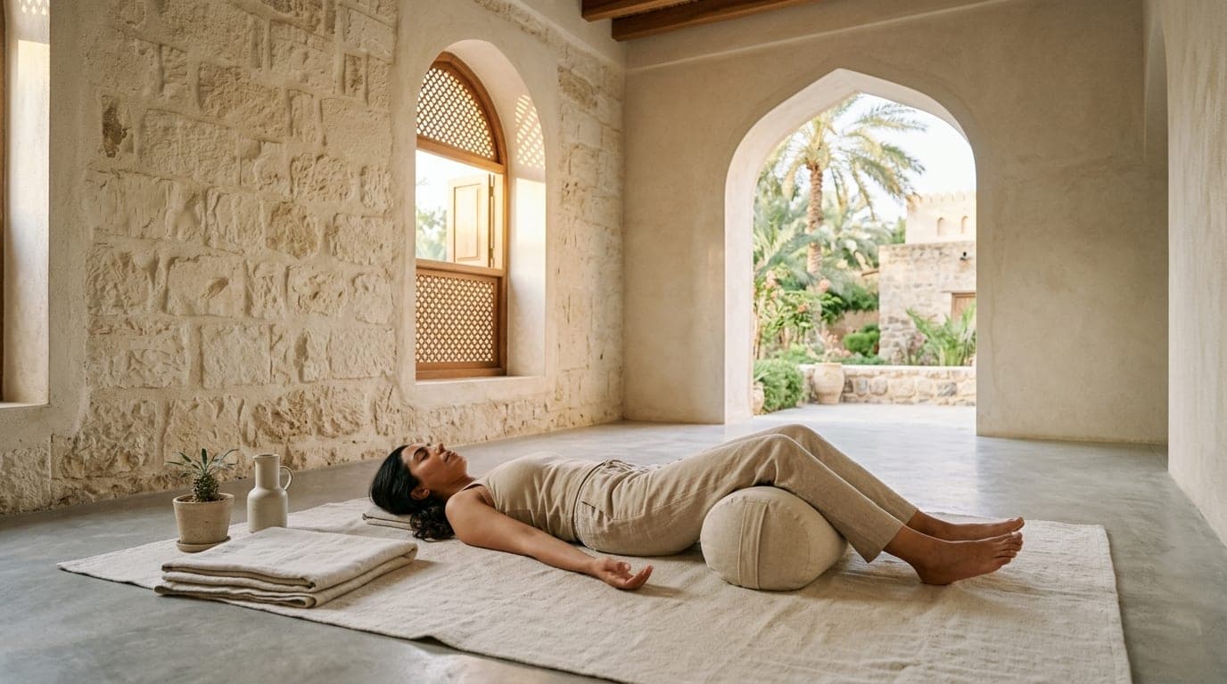 Somatic Yoga for Back Pain and Desk Fatigue: A Relief Guide for Muscat Professionals